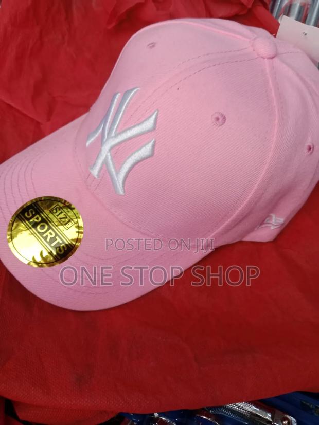 Ny Pink White Logo Bunny Classic Baseball Cap - thumbnail 3