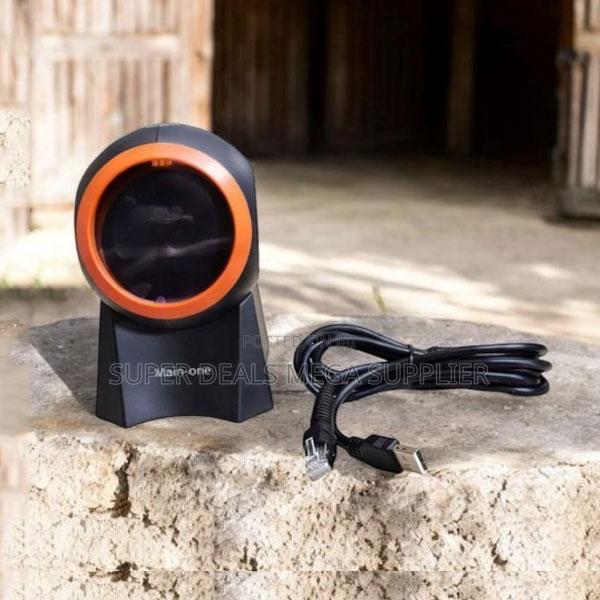 Space Efficient 1d and 2d Barcode Scanner for Counters