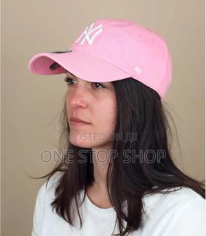 Ny Pink White Logo Bunny Classic Baseball Cap - thumbnail 2