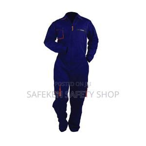 Navy Blue Cargo Overall - main view