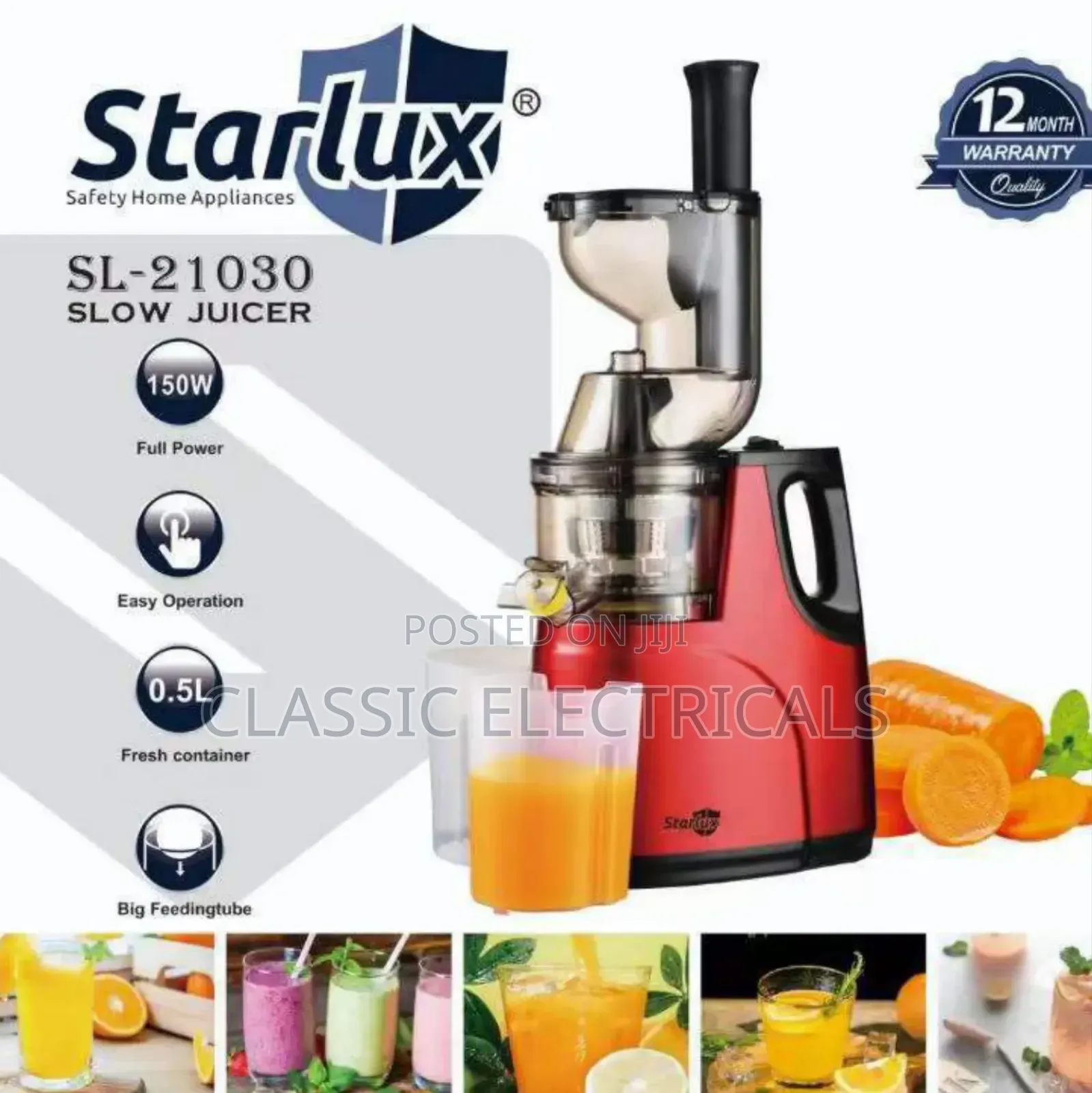 Starlux Slow Juicer