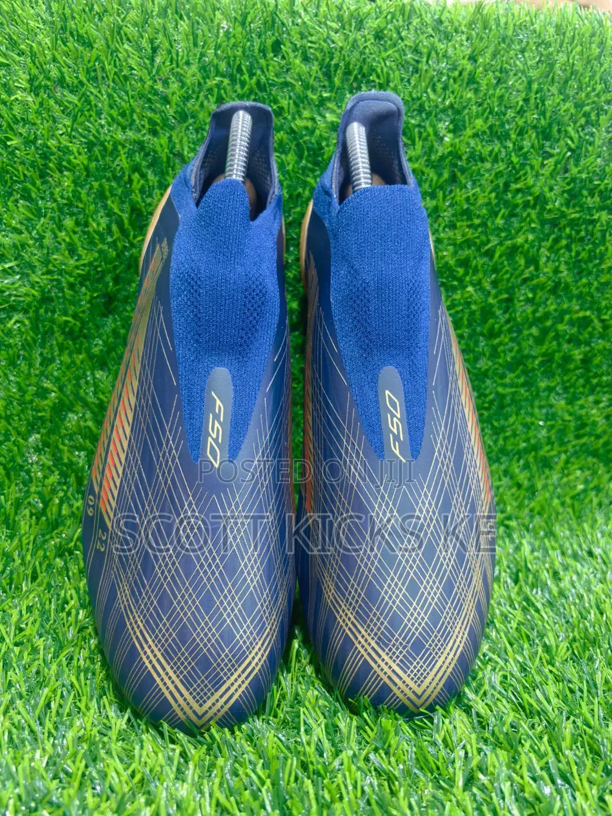 Adidas F-50 Ousmane Dembélé Navy Blue Gold  