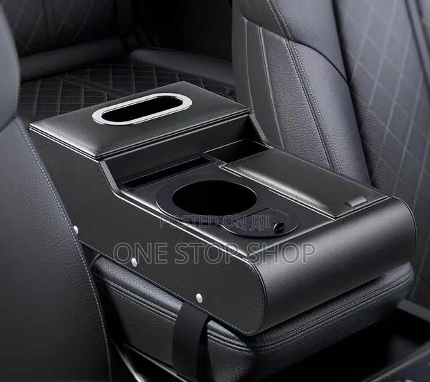 Multipurpose Black Armrest Handrest Pad Witsaviette, Phone, Cupholder