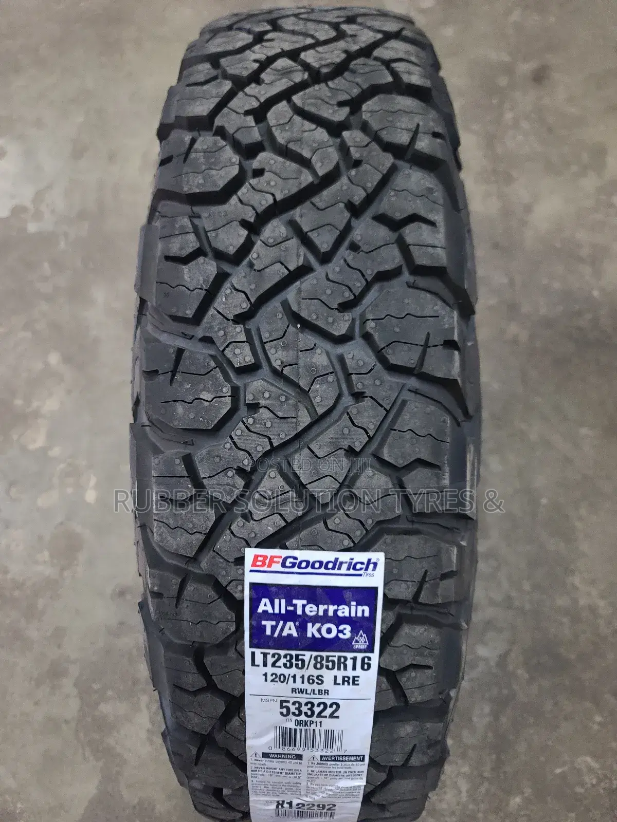 235/85r16 Bf-goodrich A/Tk03 All-terrain [Made In Usa]