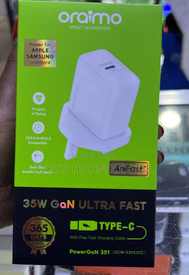35w Gan Oraimo Type C Charger. - thumbnail 2