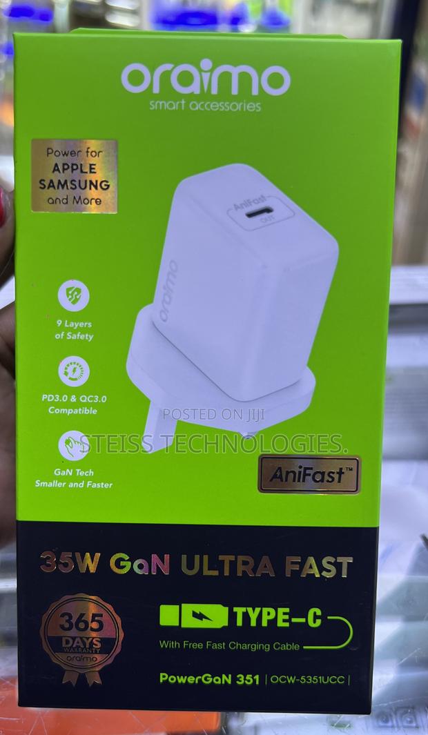 35w Gan Oraimo Type C Charger. - main view