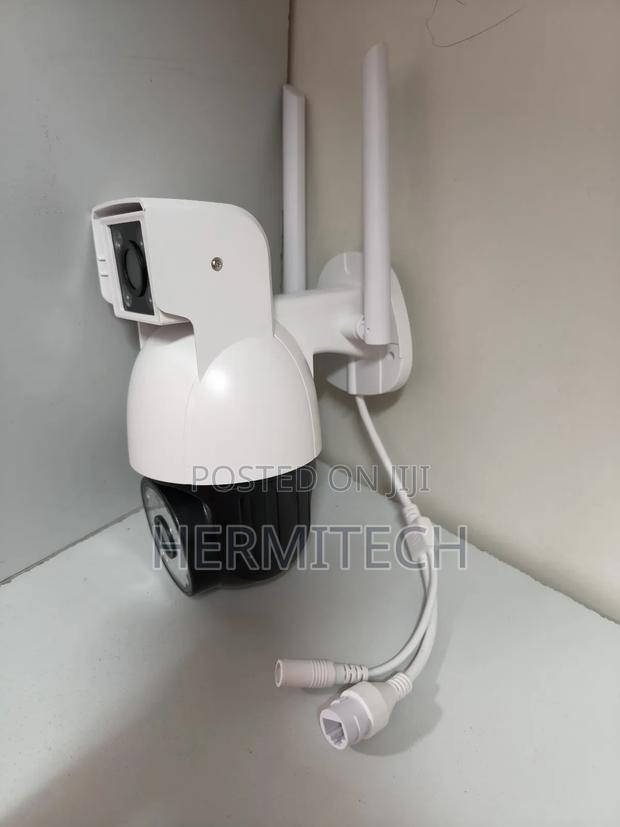Dual Lens Camera 4g With Ethernet Port and Siren for Alarm