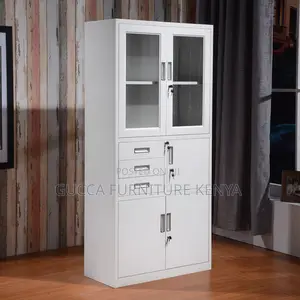 2-door Steel Office Filling Cabinet With Safe