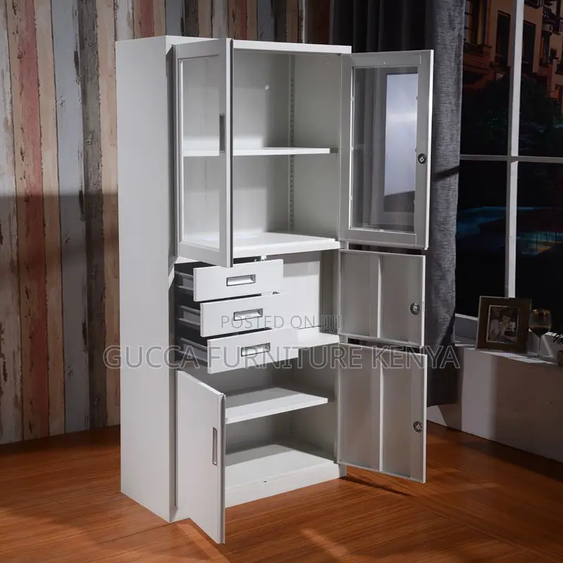 2-door Steel Office Filling Cabinet With Safe
