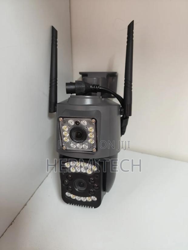 Smart Net Camera Dual Lens 4g Electric Models With Ethernet Cable Port - main view