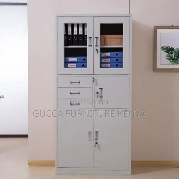 2-door Steel Office Filling Cabinet With Safe