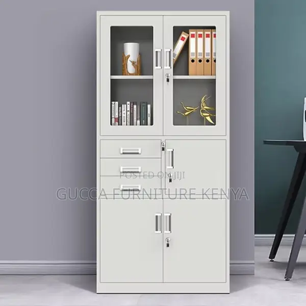 2-door Steel Office Filling Cabinet With Safe