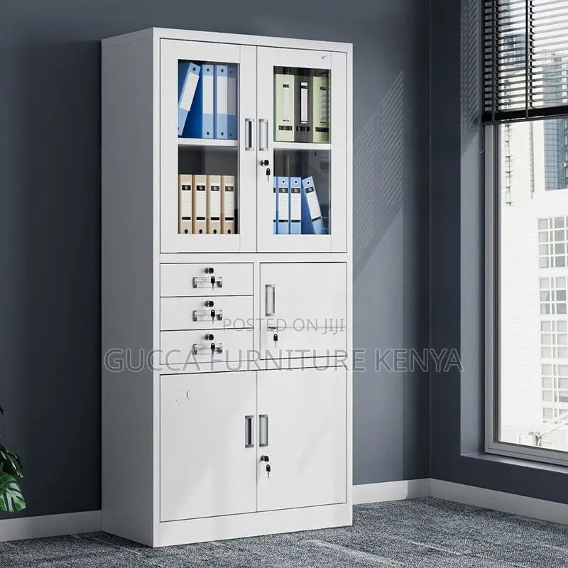 2-door Steel Office Filling Cabinet With Safe