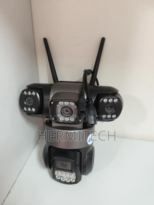 New Model Triple Lens CCTV Camera With Ethernet Port