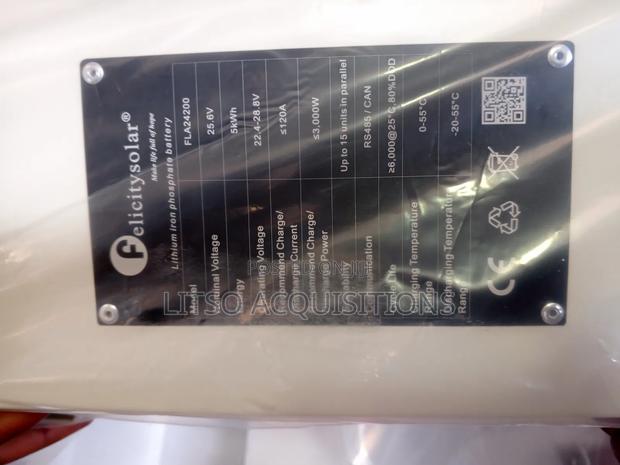 5kwh 24v Felicity Battery - thumbnail 2