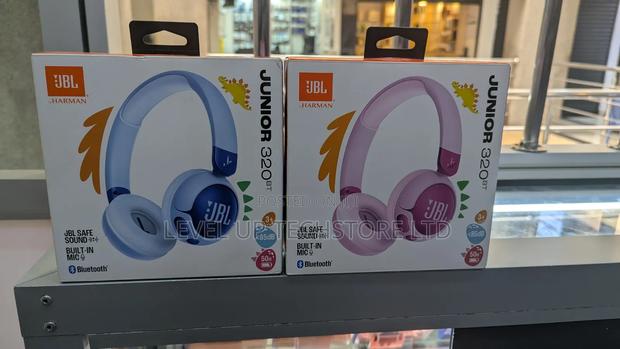 Jbl Junior 320 - Wired On-ear Kids Headphones (Pink And Blue)