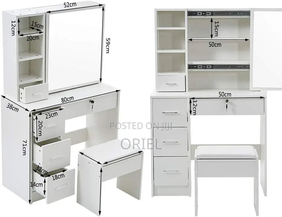 Bedroom Dressing Table : Modern Vanity Dressing Table