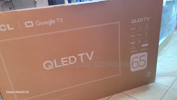 TCL 65-Inch Qled Google Tv, Possibly the 65t6c Model. - thumbnail 2