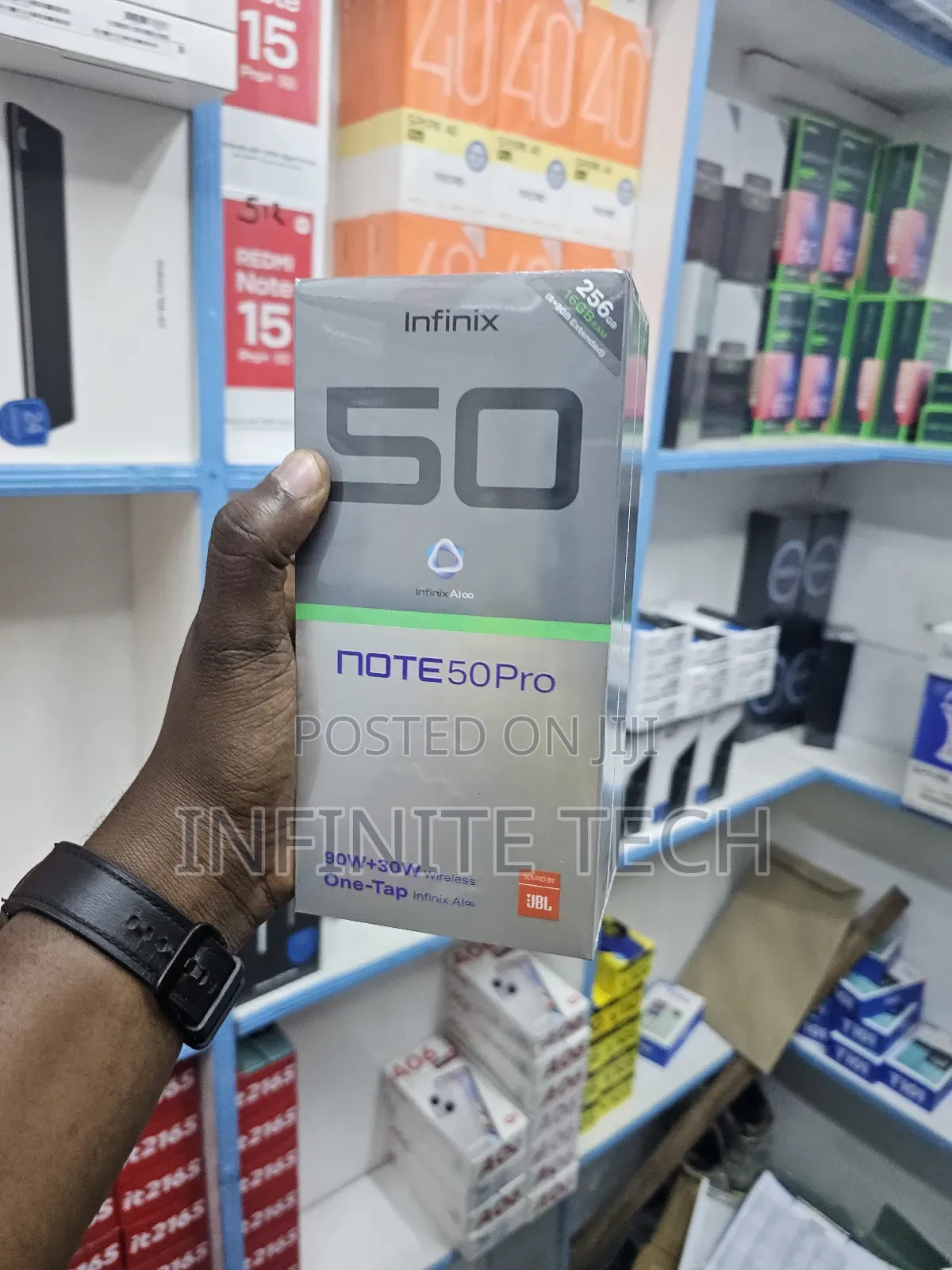 New Infinix Note 50 Pro 4G 256 GB Black