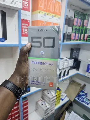 New Infinix Note 50 Pro 4G 256 GB Black