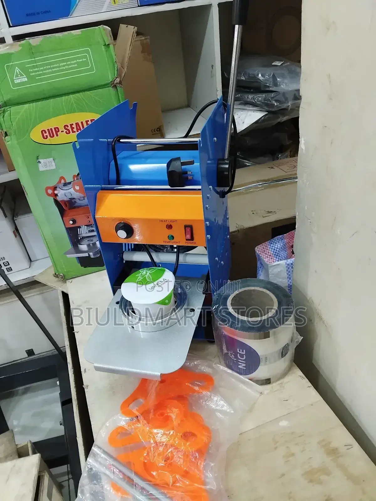 Heavy Duty Manual Cup Sealer for Cafes and Restaurants