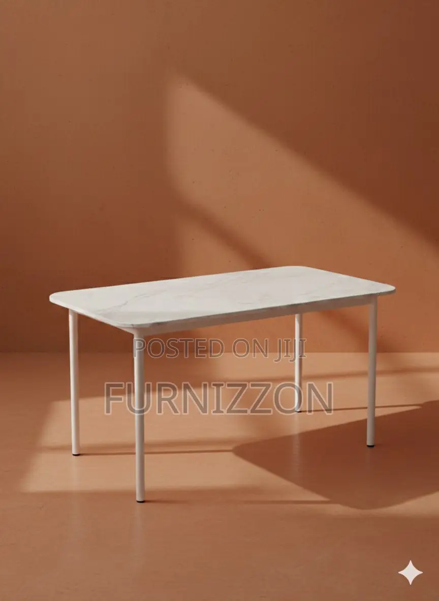 Strong Marble Outdoor Dining Table for Home and Resort