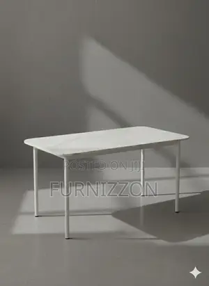 Modern Marble Top Outdoor Dining Table for Patio Use