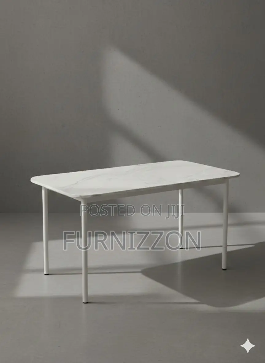 Modern Marble Top Outdoor Dining Table for Patio Use