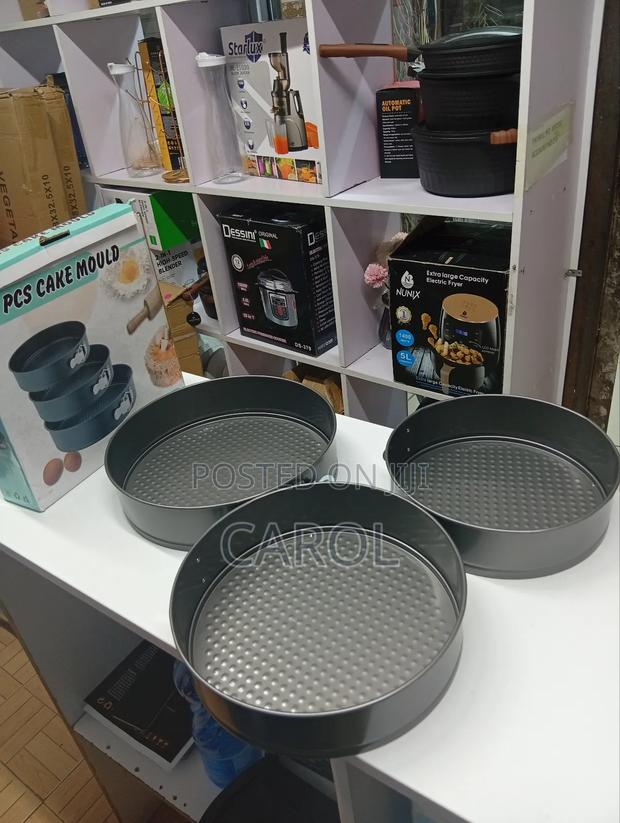 3pcs Cake Moulds/Baking Tins Available
