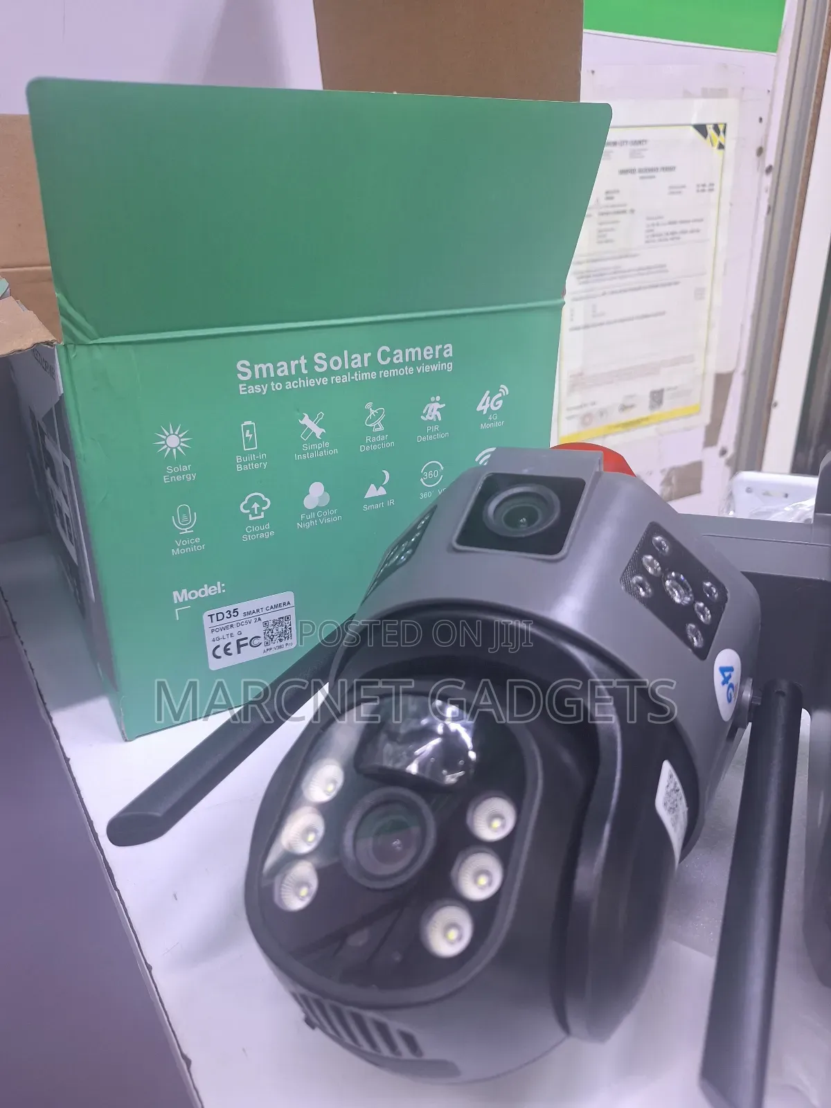 Outdoor PTZ Dual Lens 4g Solar Camera With Alarm Remote View