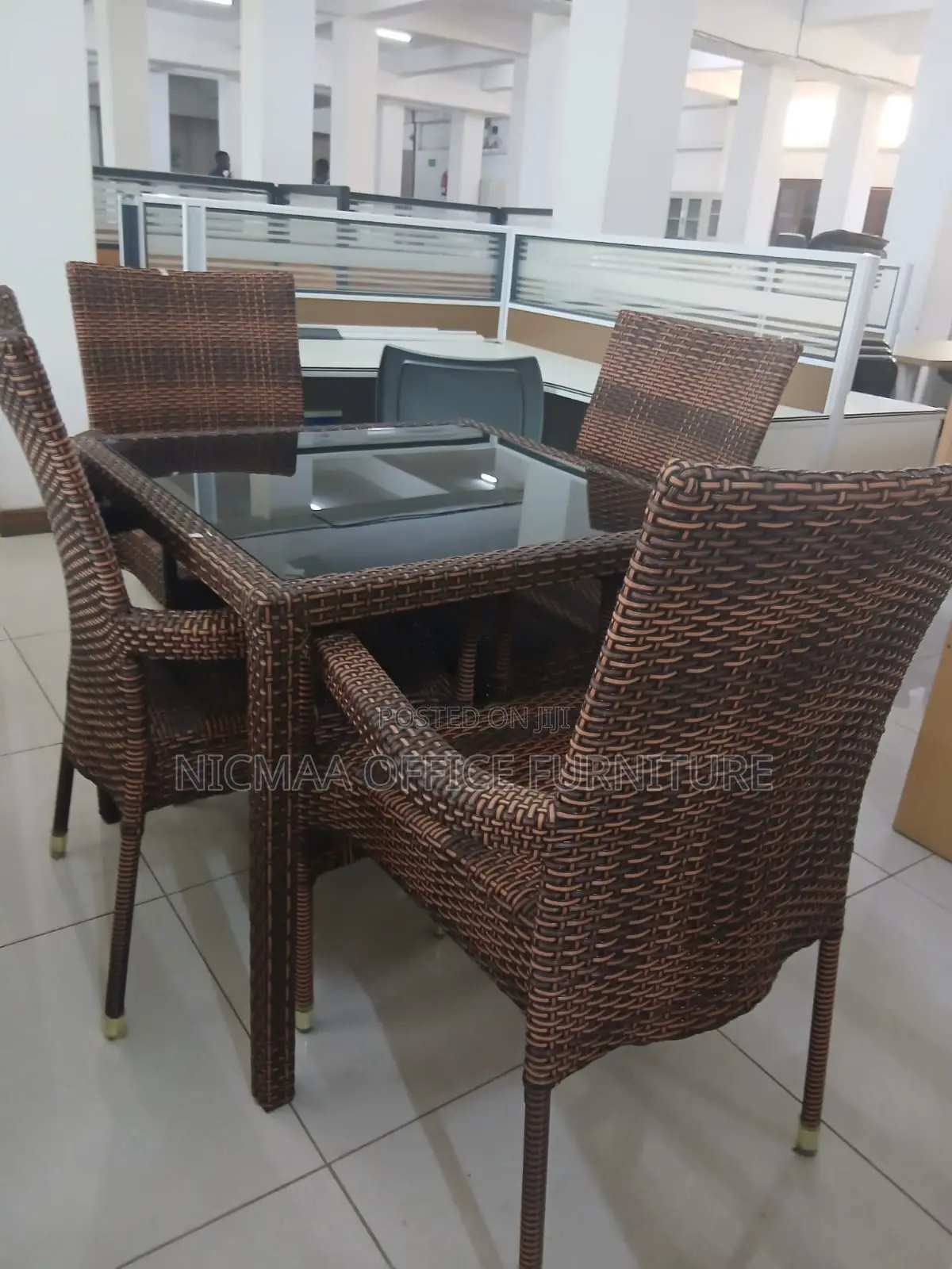 Premium 4-Seater Rattan Dining Set