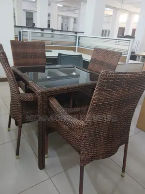 Premium 4-Seater Rattan Dining Set