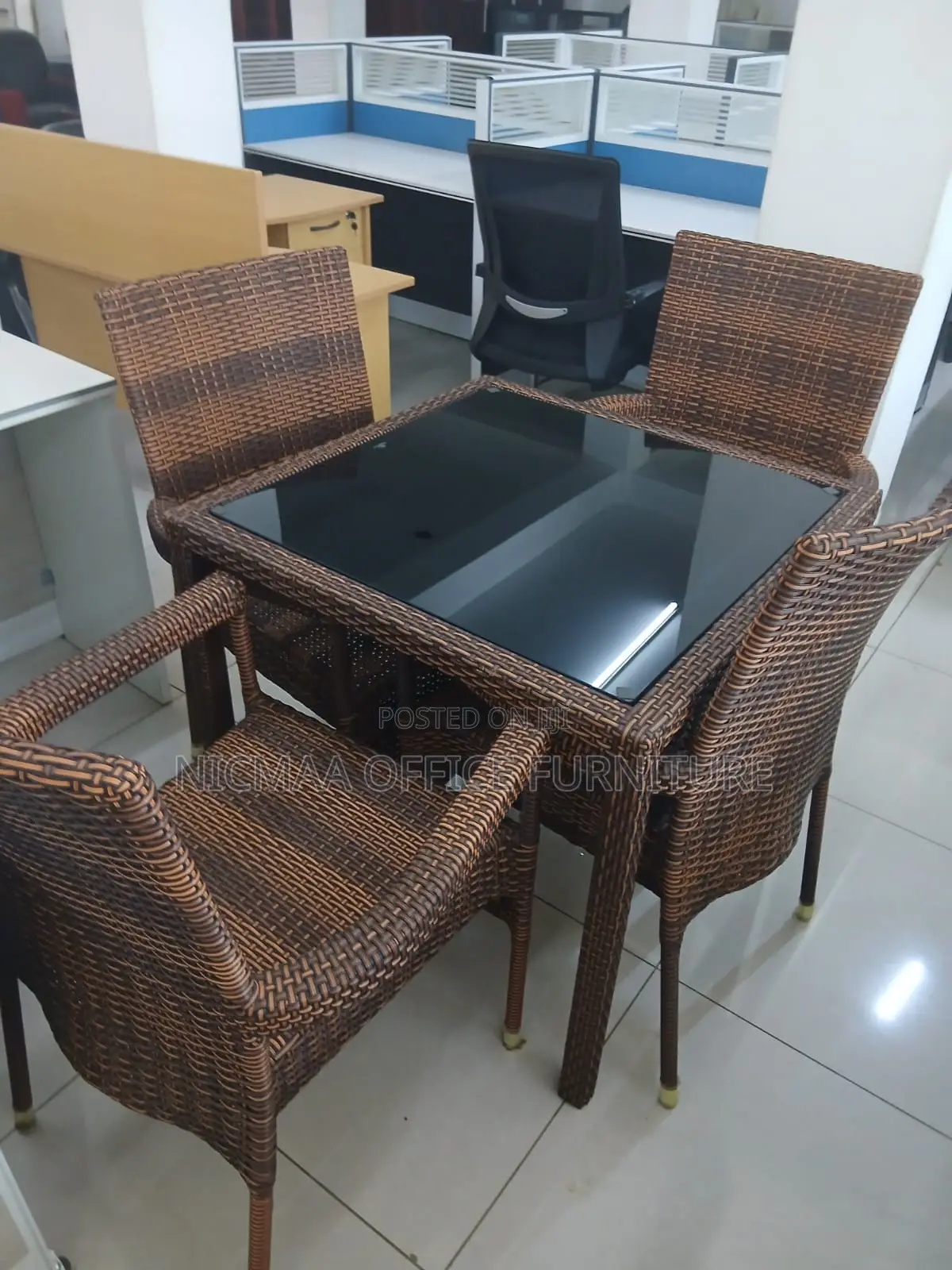 Premium 4-Seater Rattan Dining Set