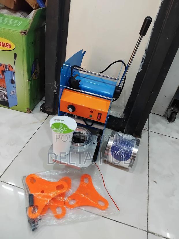 Adjustable Manual Cup Sealer For Tea Coffee And Juice Cups
