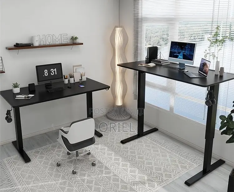Electric Computer Desk : 1200cm Office Height Adjusted Computer Desk