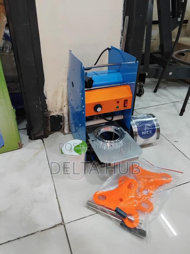 Manual Cup Sealer With Heat Plate For Leak Proof Drinks