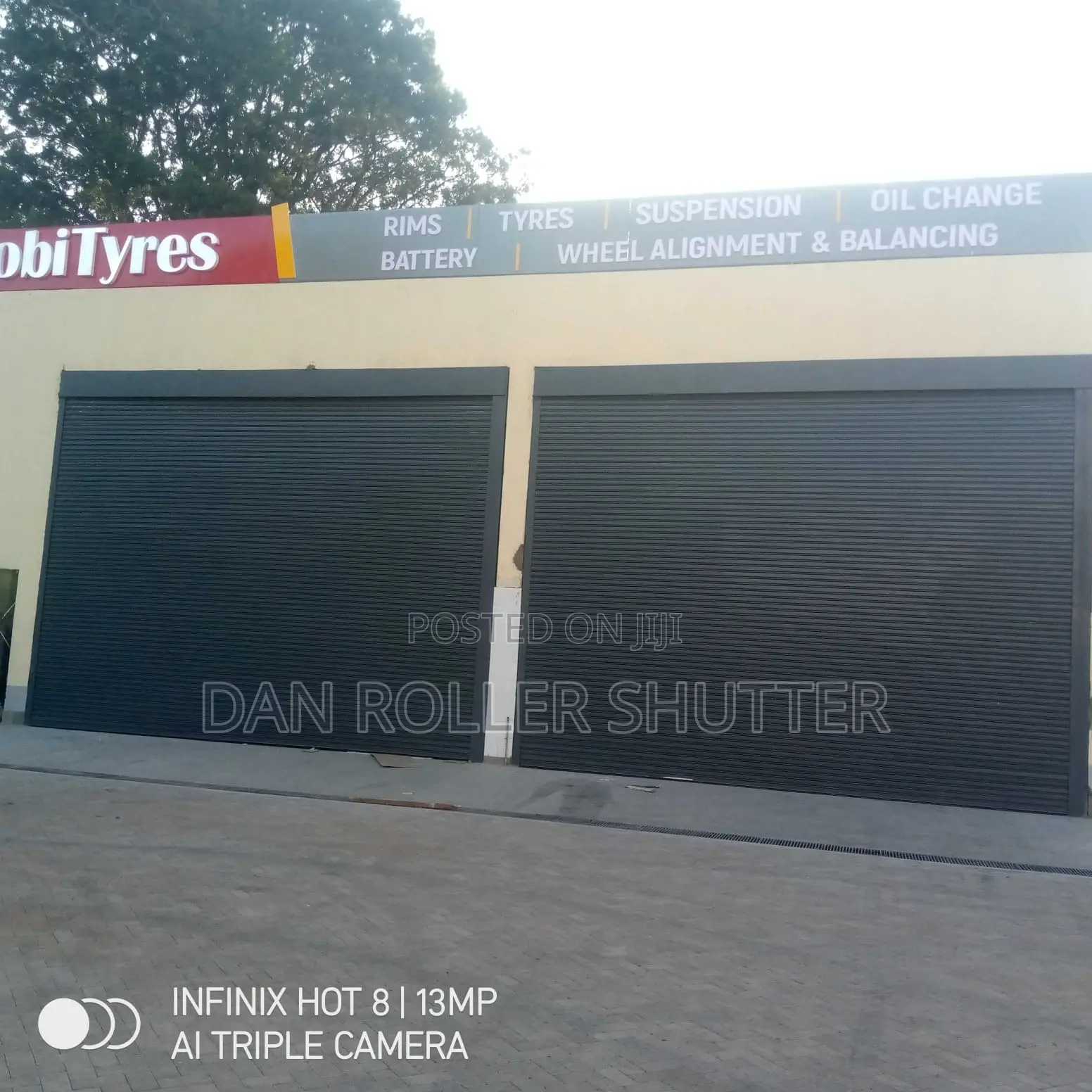 Automatic Roller Shutter Door – Remote Controlled