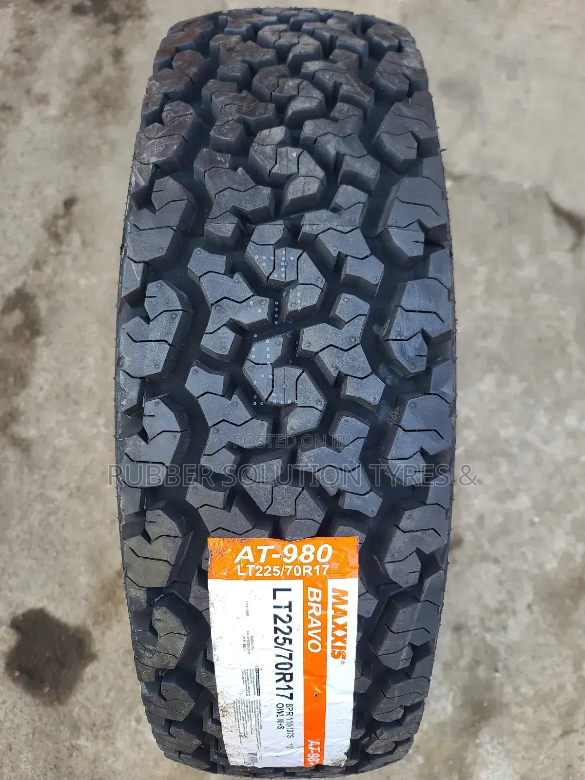 225/70r17 Maxxis Tyres a/T980 Bravo 8pr L/T