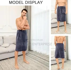 Bath Towel Wrap for Men,Adjustable Sauna Towels,