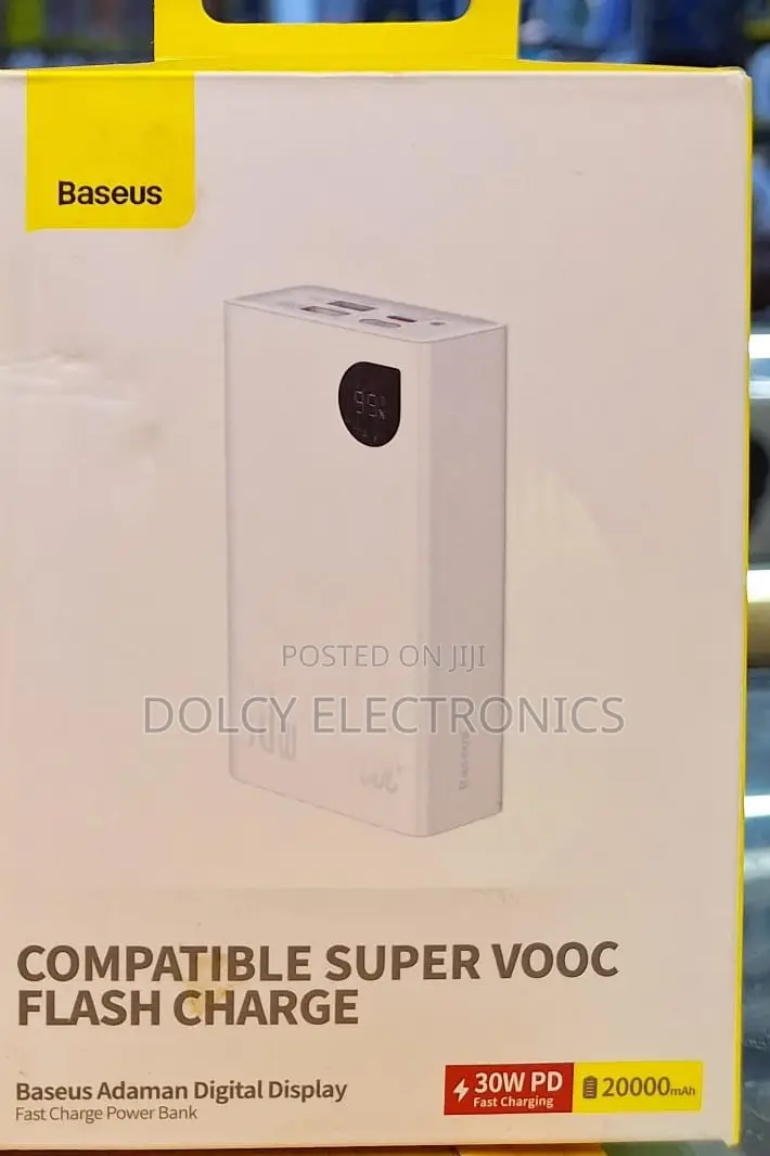 Baseus Adaman Digital Display 30w,20,000mah Power Bank.