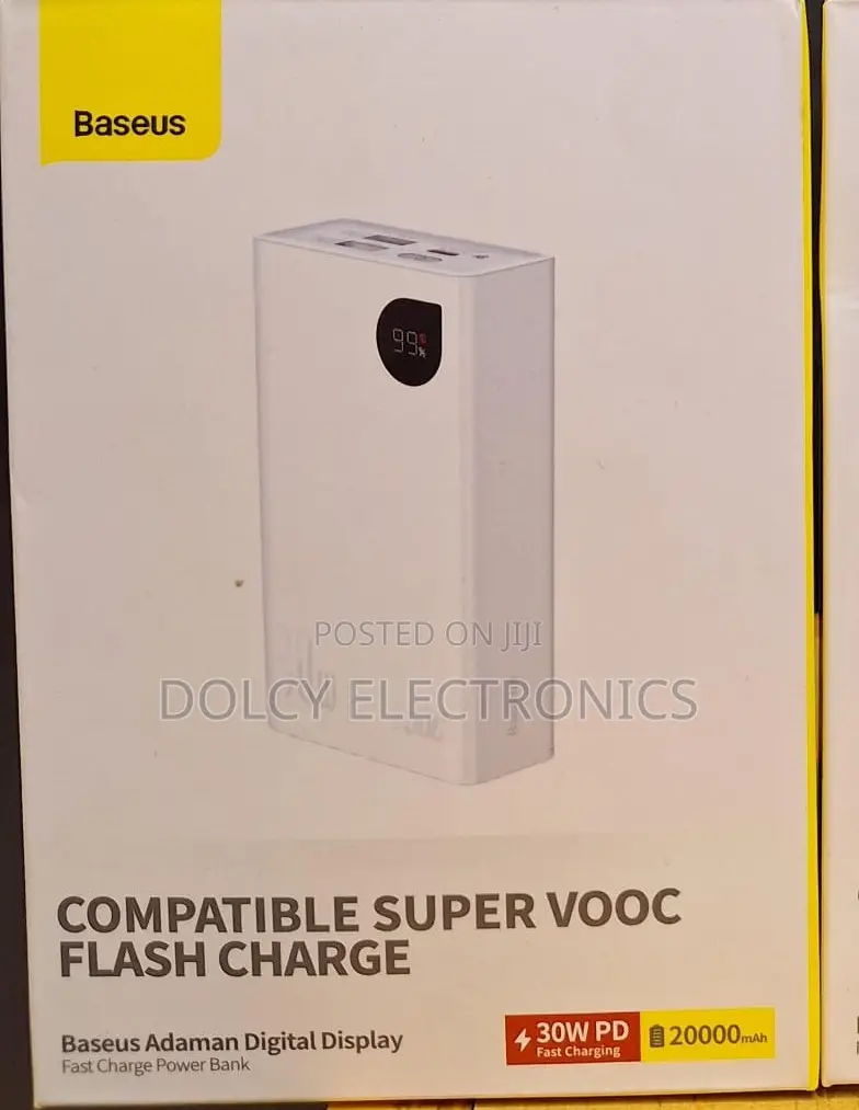 Baseus Adaman Digital Display 30w,20,000mah Power Bank.