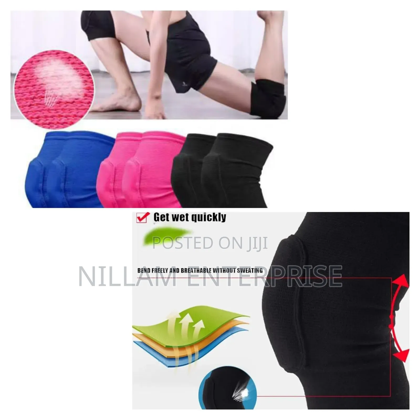 Kneepad Thickening Training Elastic Knee Pad