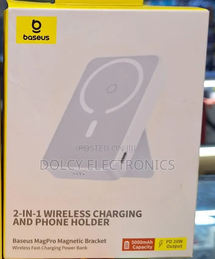 Baseus 5,000mah,20w Wireless Fast Charging Power Bank.