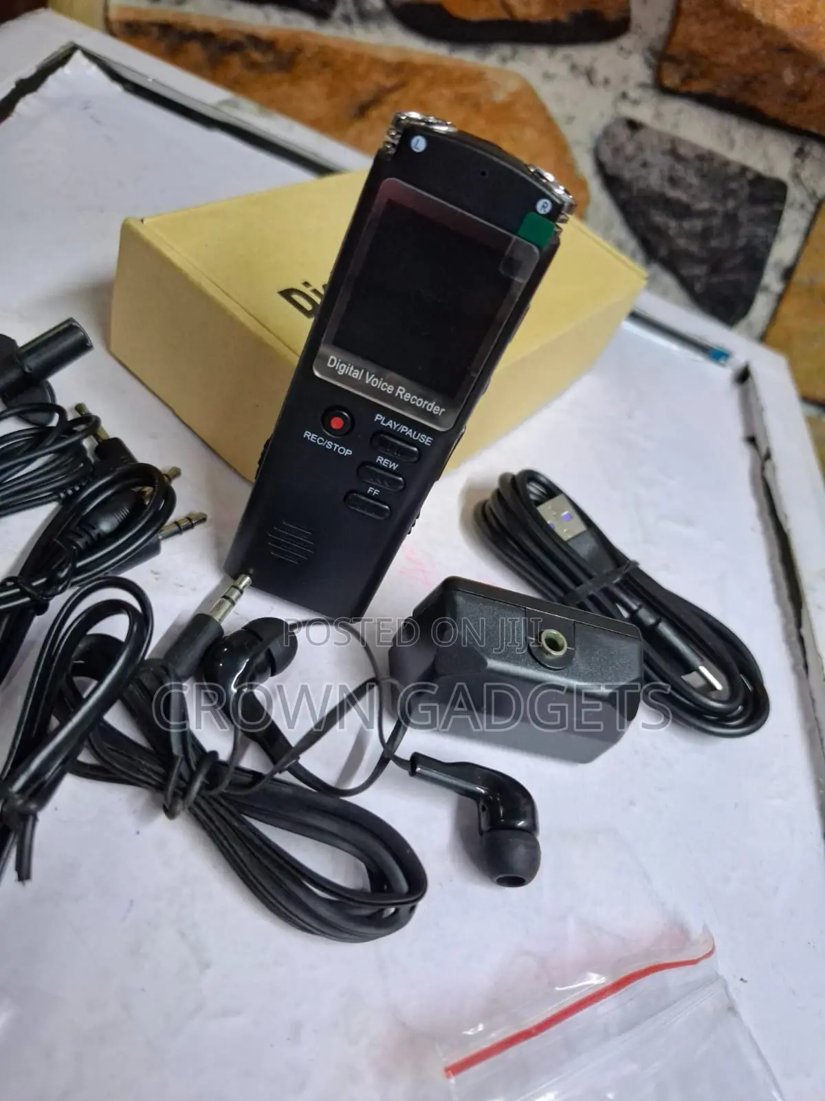 8gb Portable Voice Recorder With Usb Noise Reduction