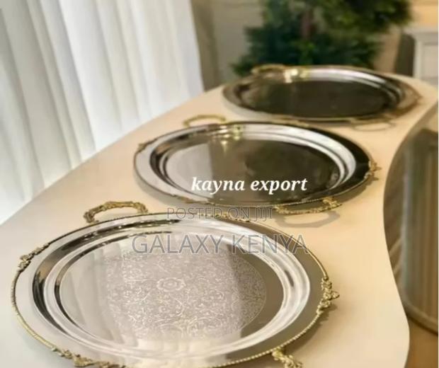 Home Decor Elegant Serving Trays (3 PCS Set)