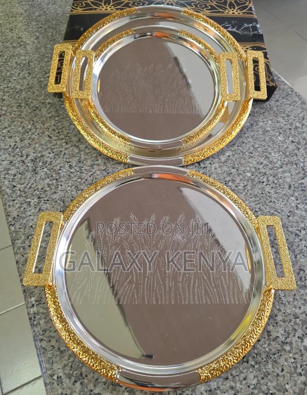 Home Decor Elegant Serving Trays (3 PCS Set) - thumbnail 3