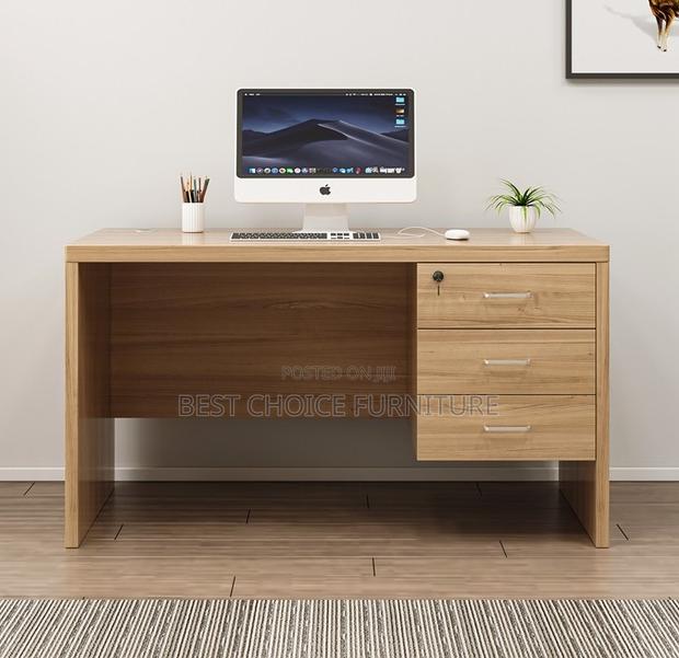 0.9m Customized Durable Wooden Office Desk With Storage - thumbnail 4