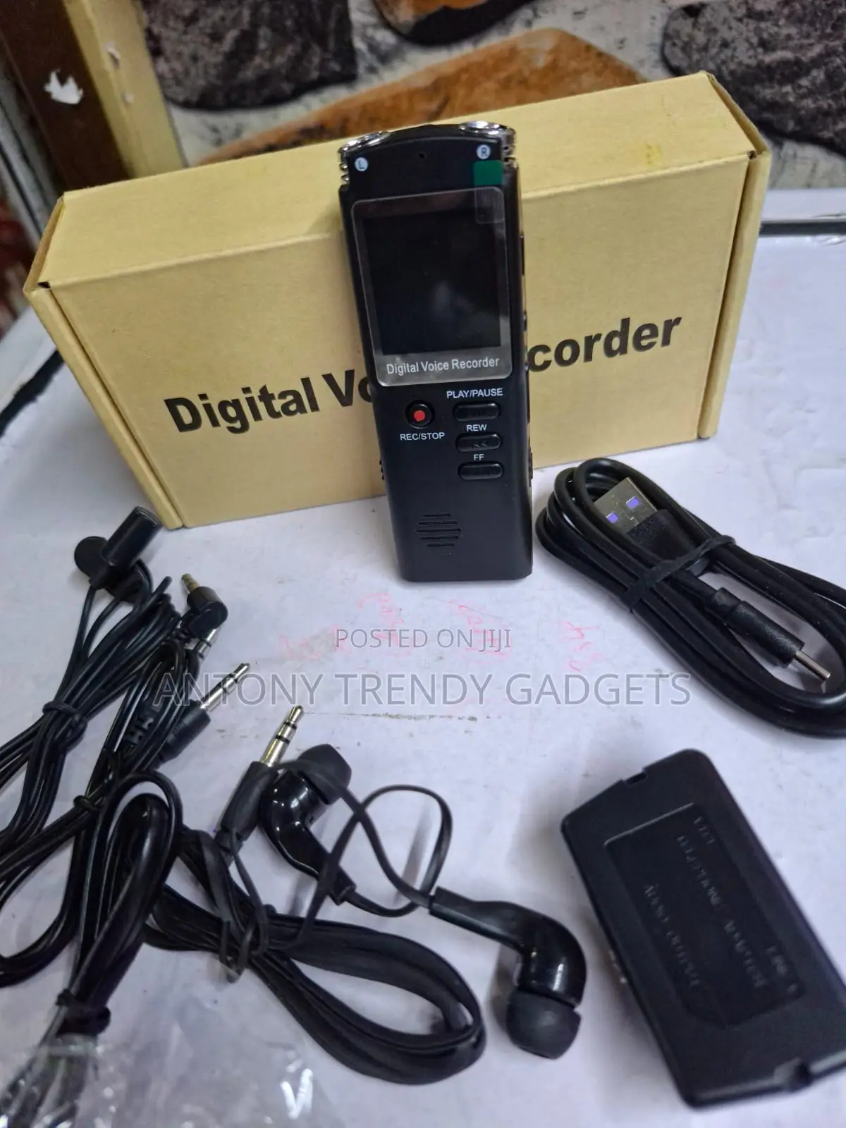 Portable 8gb Mini Digital Sound Audio Voice Recorder Device