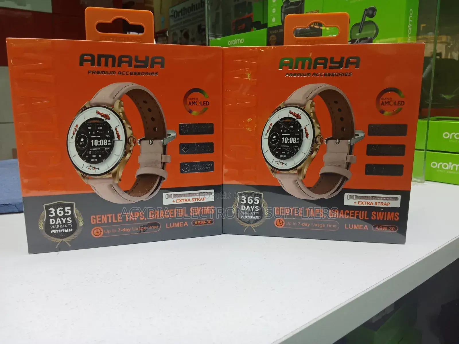 Amaya Lumea Asw-30 Wireless Hd Calling Smartwatch