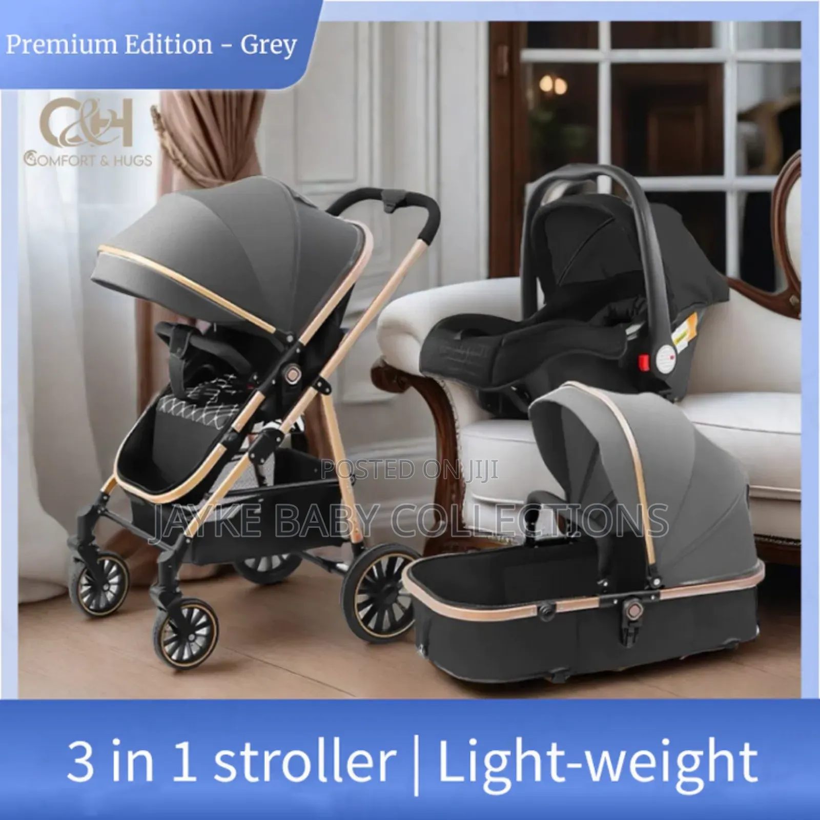 3in1 Stroller + Car Seat | Newborn to Toddler